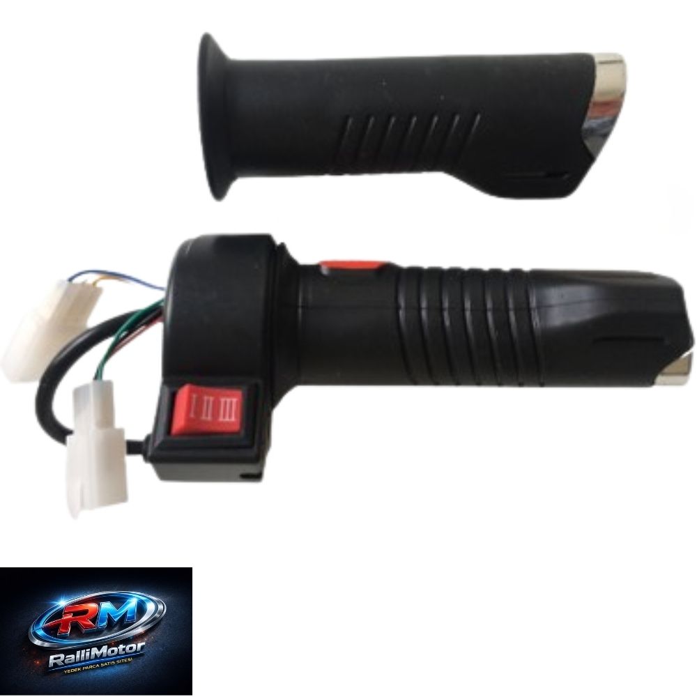 GAZ KOLU SAĞ SOL (SET) 3 VİTESLİ E-BİKE