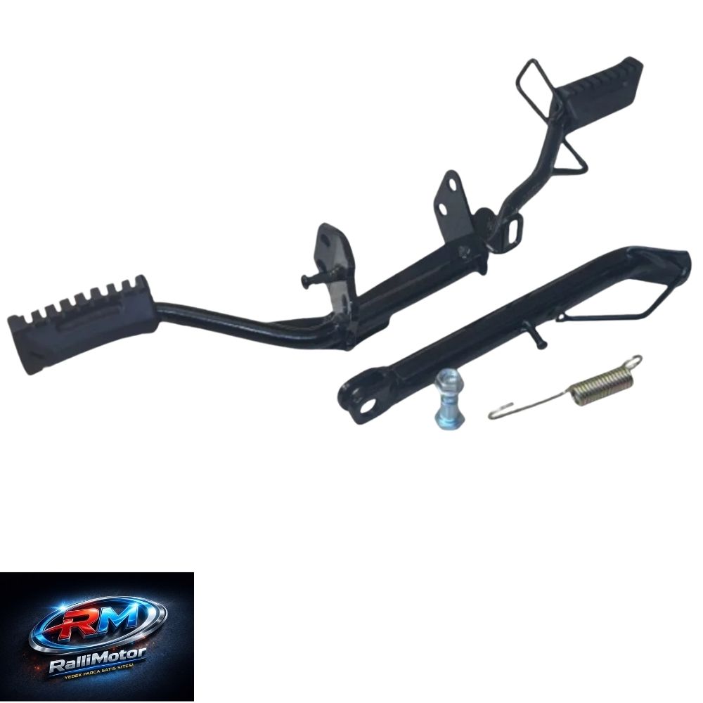 BASAMAK ORTA VE YAN SEHPALI SET SİYAH YBR 125 K YAMAHA (A KALİTE) 
