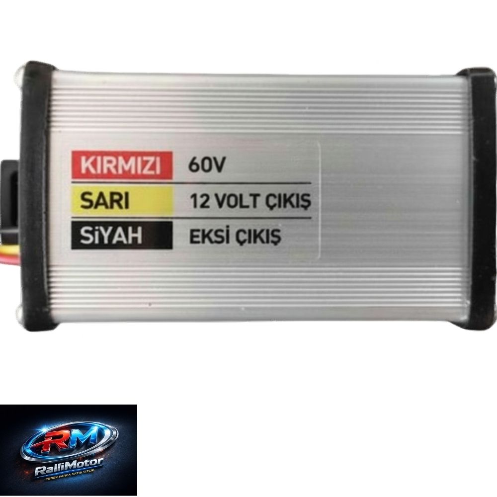 ŞARJ (ŞARZ) DÜZENLEYİCİ KONVERTÖR ELEKTRİKLİ BİSİKLET 60 VOLT E-BİKE