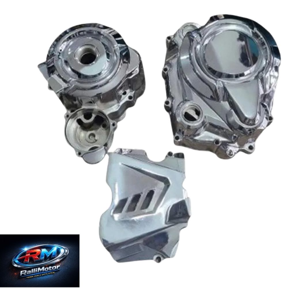 DEBRİYAJ + STATÖR VE ÖN DİŞLİ KAPAK (3 LÜ NİKEL) OEM KUBA ÇİTA 125