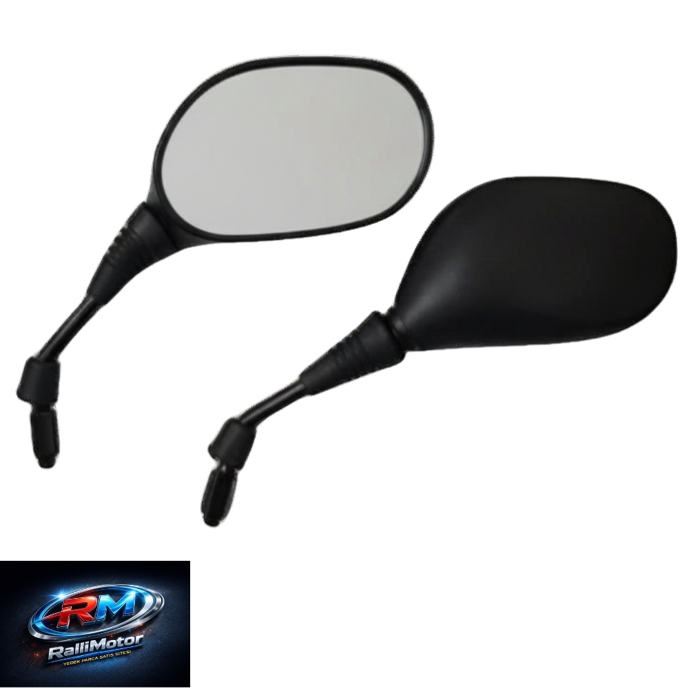 AYNA (8mm SAĞ TERS DİŞ) TAKIM SİYAH CUP 100 / 110