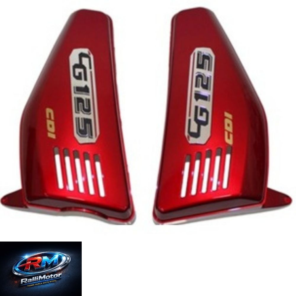 YAN KAPAK KIRMIZI OEM (TAKIM) ASYA / KUBA / CG 125 