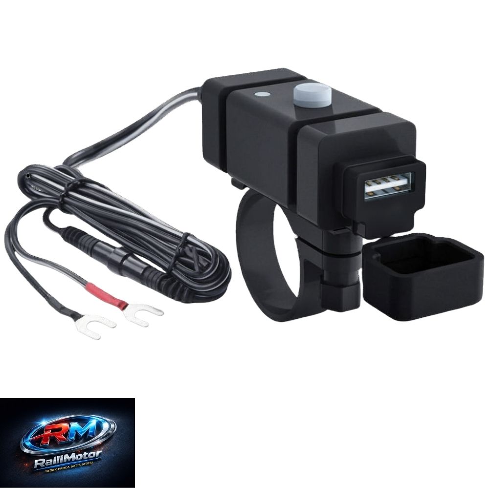 TELEFON ŞARZ MAKİNESİ USB GİRİŞLİ (TÜM MOTORLAR İÇİN) 