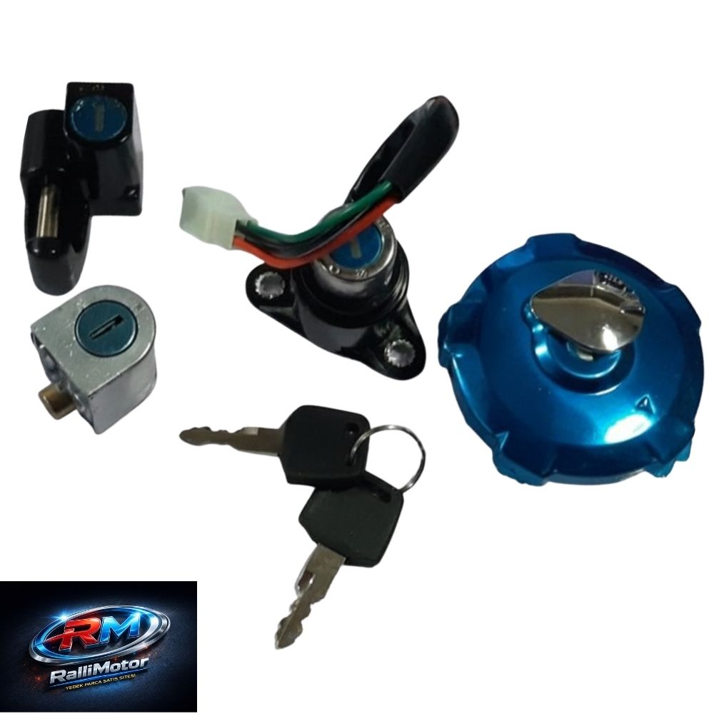 KONTAK (VİDALI MODEL) SETİ + DEPO KAPAK OEM KUBA ÇİTA 150