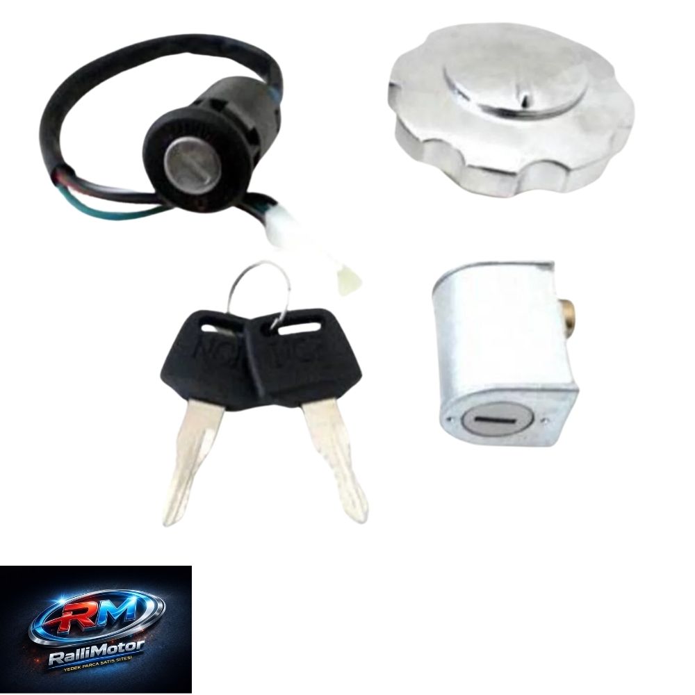 KONTAK SETİ + DEPO KAPAK KLASİK MODEL OEM KUBA ÇİTA 125