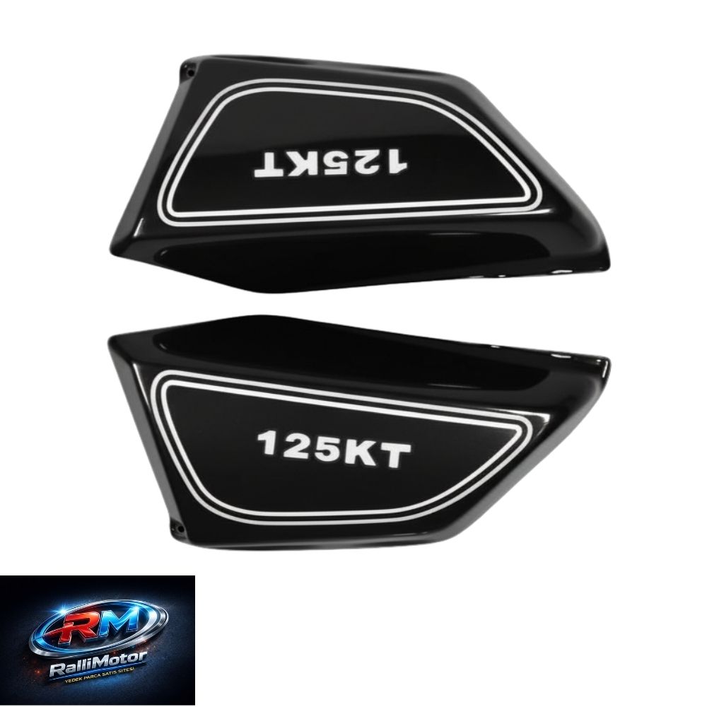 YAN KAPAK SİYAH ABS (TAKIM) KT 125 MONDİAL