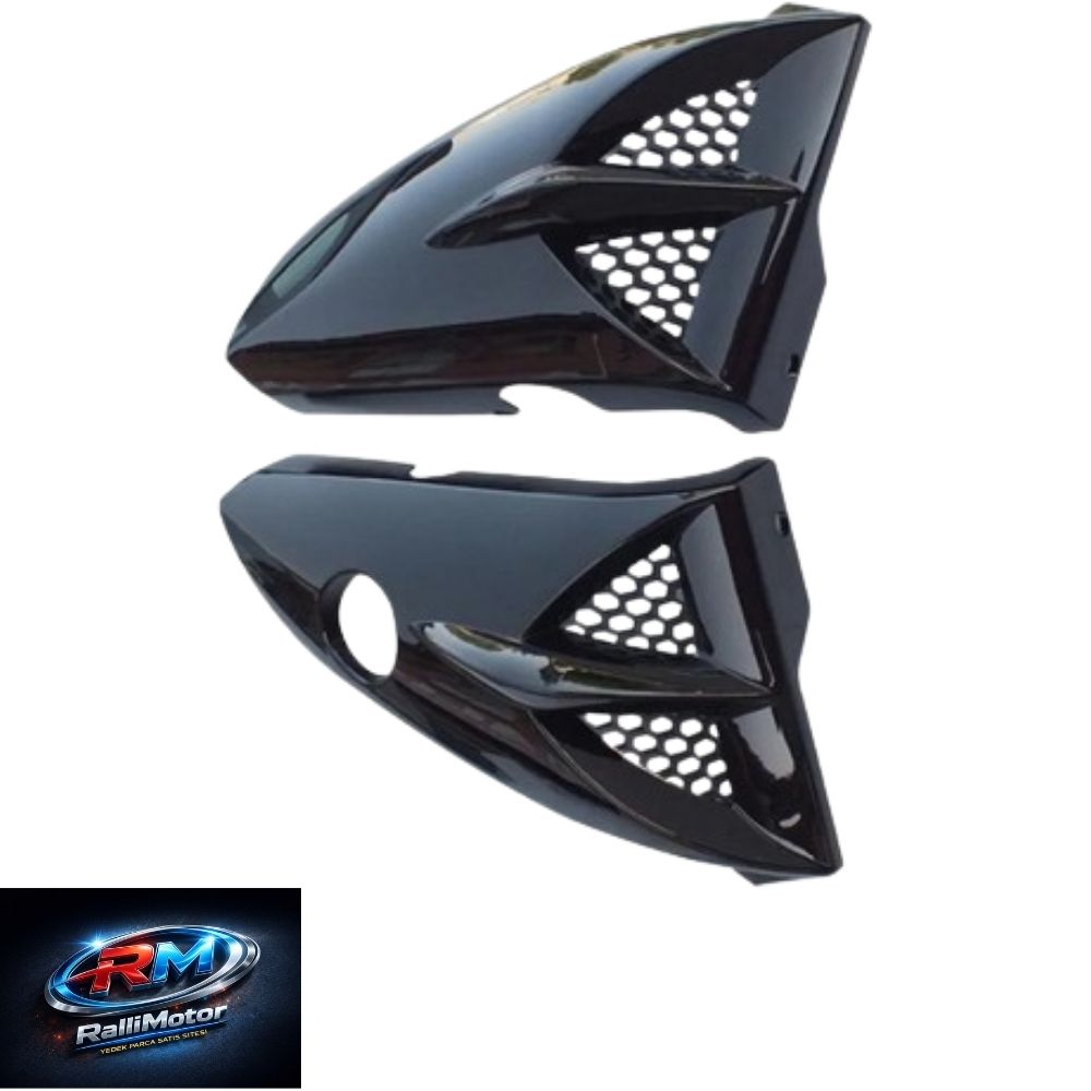 DEPO YAN PANDİZOT (BIYIK) SİYAH YBR 125 K YAMAHA / CG UYUMLU